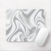 Silver Satin Mousepad (Mit Mouse)