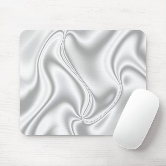 Silver Satin Mousepad (Mit Mouse)