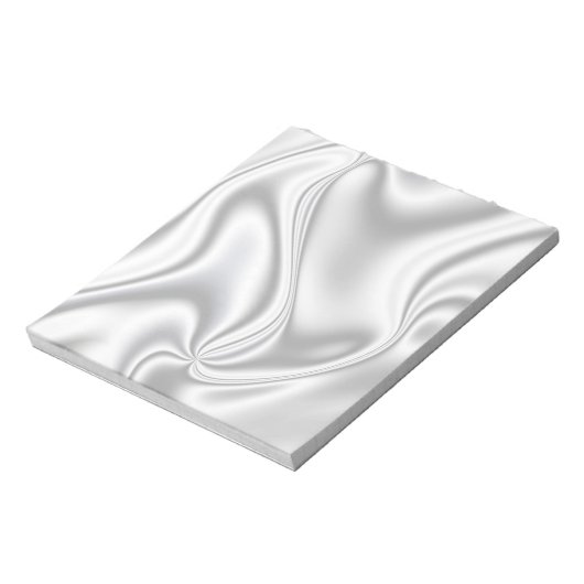 Silver Satin Notizblock (Rotiert)