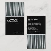 Silver Satin Ripples II Visitenkarte (Vorne/Hinten)