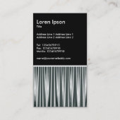 Silver Satin Ripples II Visitenkarte (Rückseite)