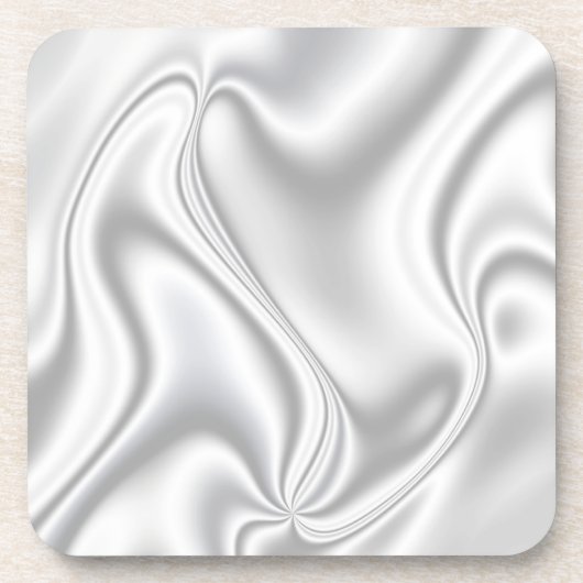 Silver Satin Untersetzer (Vorderseite)