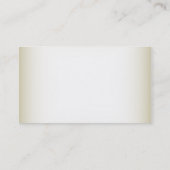 Silver Satin Visitenkarte (Rückseite)
