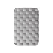 Silver Schachbretts Bath Mat Badematte (Vorderseite Vertikal)