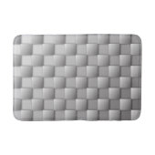 Silver Schachbretts Bath Mat Badematte (Vorderseite)