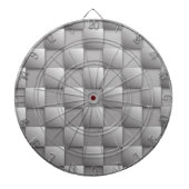 Silver Schachbretts Dart Board Dartscheibe (vorne)