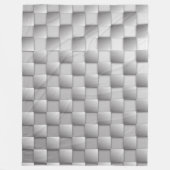 Silver Schachbretts Fleece Blanket (Vorderseite)