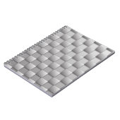 Silver Schachbretts Notebook Notizblock (Linke Seite)