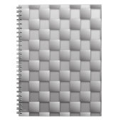 Silver Schachbretts Notebook Notizblock (Vorderseite)