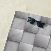 Silver Schachbretts Strandtuch (Beispiel)
