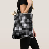 Silver Schwarz-weiß Trendy Muster Tasche (Von Nahem)