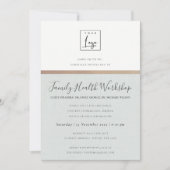 SILVER SCHWARZE SKETCH STRIPE LINE SPRACHE SEMINAR EINLADUNG (Vorderseite)