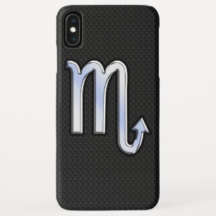 Silver Scorpio Zodiac Signieren schwarze Schlangen Case-Mate iPhone Hülle