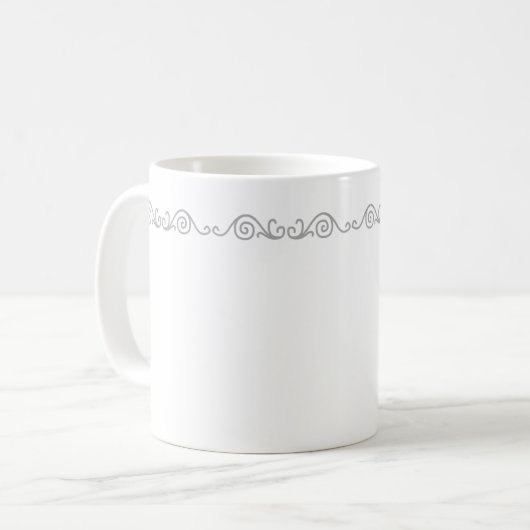 Silver Scroll Work-Tasse Kaffeetasse (Vorderseite Links)