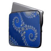 Silver Seepferd Laptopschutzhülle (Vorderseite Links)