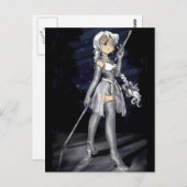 Silver Senshi Postkarte (Vorne/Hinten)