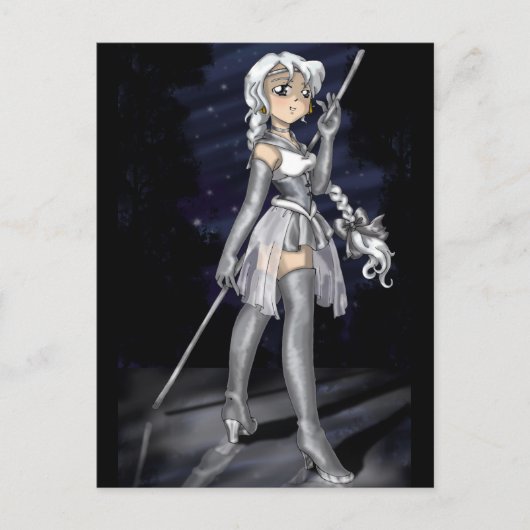 Silver Senshi Postkarte (Vorderseite)