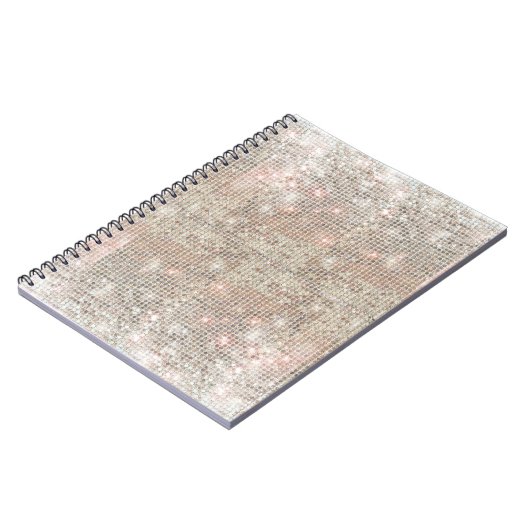 Silver-Sequenzen-Notebook Notizblock (Linke Seite)