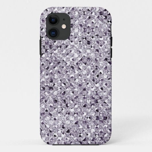 Silver Sequin Effect Phone Cases (Rückseite)