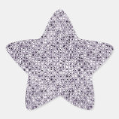 Silver Sequin Effect Star Sticker Sheets (Vorderseite)