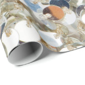 Silver Sequin Glitzer Glam Glamour Wrapping Paper Geschenkpapier (Rolleneckpunkt)