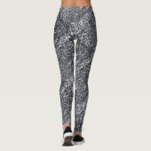 Silver Sequin Pattern Leggings (Rückseite)