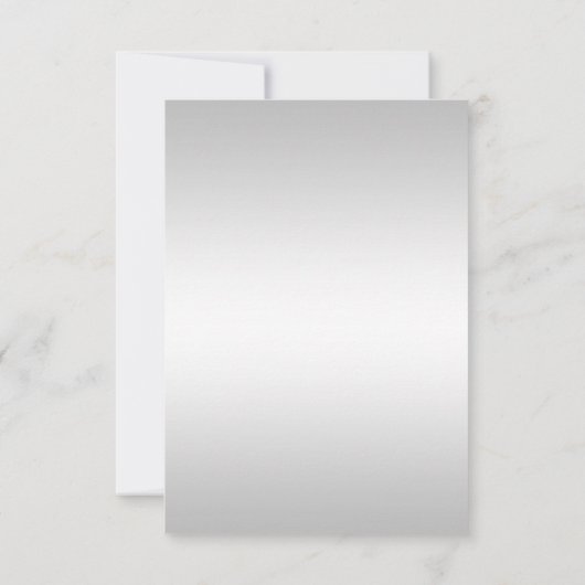 Silver Sequins Bling Bow Save the Date Babydusche (Rückseite)