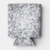 Silver Sequins: Glittering Mosaic Background Dosenkühler (Vorderseite)