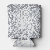 Silver Sequins: Glittering Mosaic Background Dosenkühler (Rückseite)