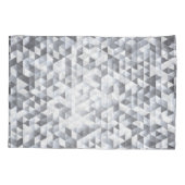 Silver Sequins: Glittering Mosaic Background Kissenbezug (Rückseite)