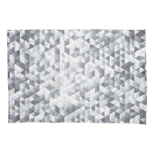 Silver Sequins: Glittering Mosaic Background Kissenbezug (Vorderseite)