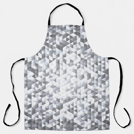 Silver Sequins: Glittering Mosaic Background Schürze (Vorderseite)