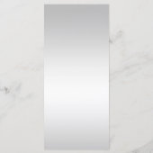 Silver Sequins Lilac Bow Wedding Menu Menükarte (Rückseite)