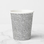 SILVER SEQUINS PAPER PARTY CUPS PAPPBECHER (Links)