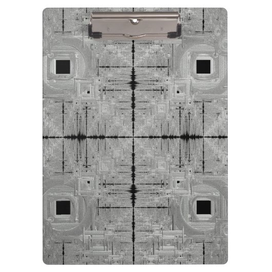 Silver Serenade Clipboard Klemmbrett (Vorderseite)