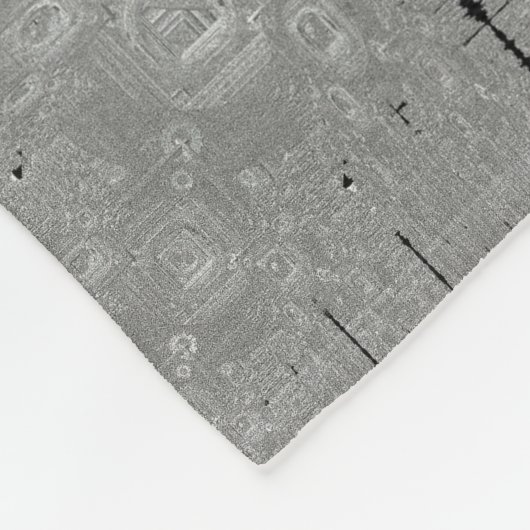 Silver Serenade Fleece Blanket (Ecke)