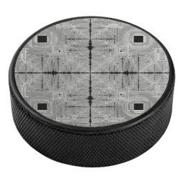 Silver Serenade Hockey Puck