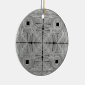 Silver Serenade Keramik Ornament (Rechts)