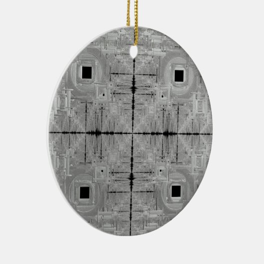 Silver Serenade Keramik Ornament (Rechts)