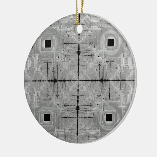 Silver Serenade Keramik Ornament (Links)