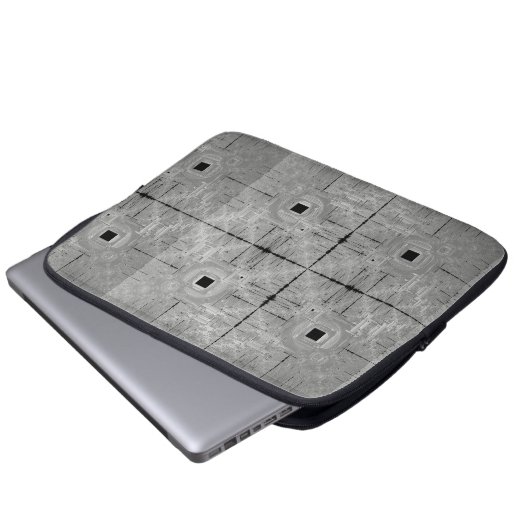 Silver Serenade Laptop Bag Laptopschutzhülle (Vorne Knopf)