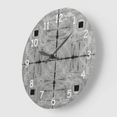 Silver Serenade Round Clock Große Wanduhr (Winkel)