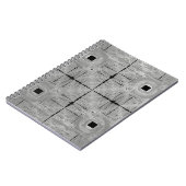 Silver Serenade SpiralNotebook Notizblock (Linke Seite)