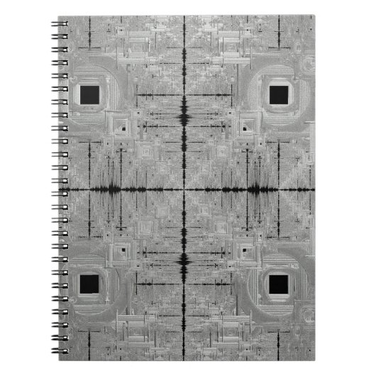 Silver Serenade SpiralNotebook Notizblock (Vorderseite)