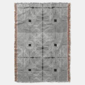Silver Serenade Throw Blanket Decke (Vorderseite Vertikal)