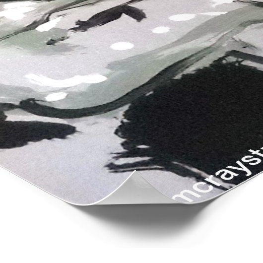 "Silver Series #1" Poster (Ecke)