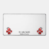 Silver Serpent Snake, Symbol des roten Medizinisch Schreibtischunterlage (Vorderseite)