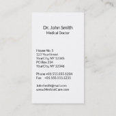 Silver Serpent Snake Visitenkarte (Rückseite)