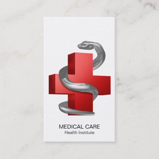 Silver Serpent Snake Visitenkarte (Vorderseite)