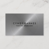 Silver Sheen Business Card Visitenkarte (Vorderseite)